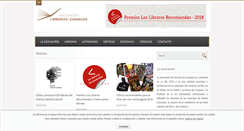 Desktop Screenshot of libreriasdezaragoza.com