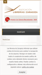 Mobile Screenshot of libreriasdezaragoza.com